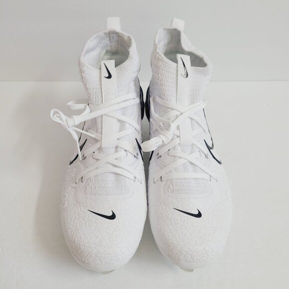 Nike Alpha Huarache NXT Baseball Cleats DJ6517-101 Size 7.5 White Black main image 6